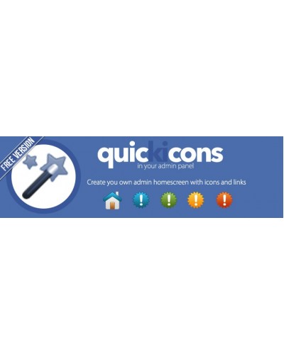 Quick Icons Admin Panel Homescreen Free